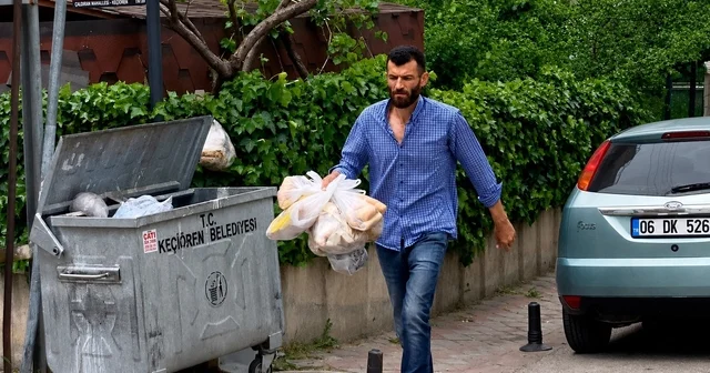 Çöpe atılan tonlarca ekmeği toplayıp hayvanlara ulaştırıyor Çorum Haberleri