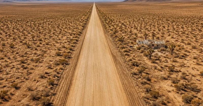 Çölün ortasında 80 kilometrelik yol tek bir amaç için yapılmış: Haritalarda bile gözükmüyor Sözcü Gazetesi