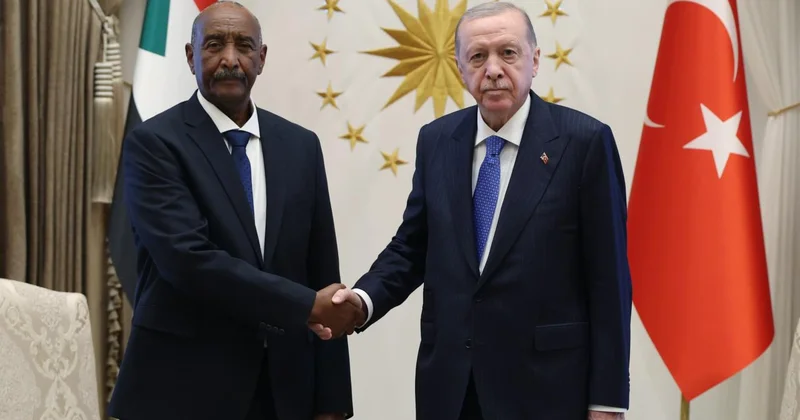 Cumhurbaşkanı Erdoğan, Sudan Egemenlik Konseyi Başkanı Burhan ile görüştü