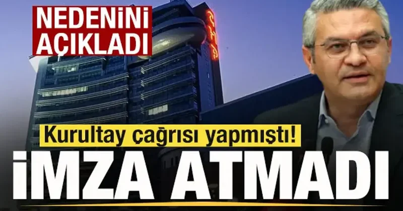 CHP de çatlak! Oğuz Kaan Salıcı kurultay çağrısı yapmıştı! İmza atmadı