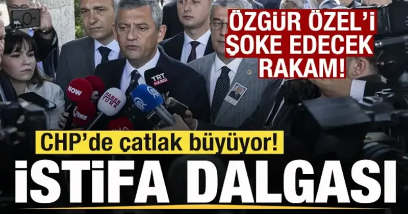 CHP de istifa dalgası! Gürsel Tekin açıkladı! Özgür Özel i şoke edecek rakam