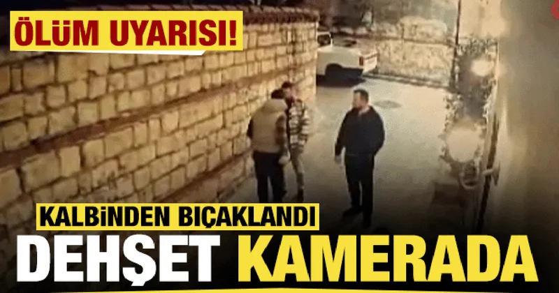 Antalya da ölüm uyarısı! Kalbinden bıçaklandı: Dehşet kamerada