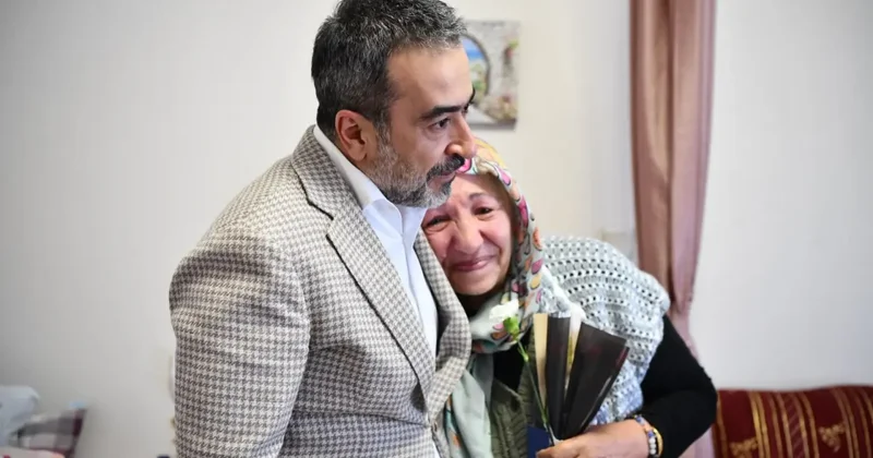 Özcan dan yaşlılara anlamlı ziyaret: Büyüklerimiz baş tacımız