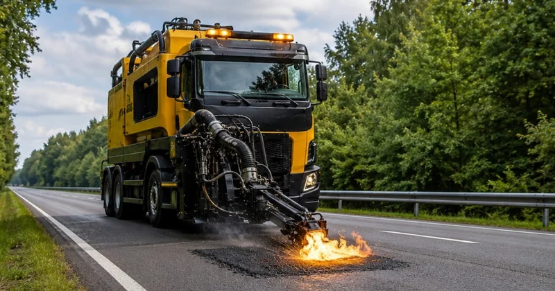 Yollardaki çukurları dakikalar içinde yok ediyor Sözcü Gazetesi