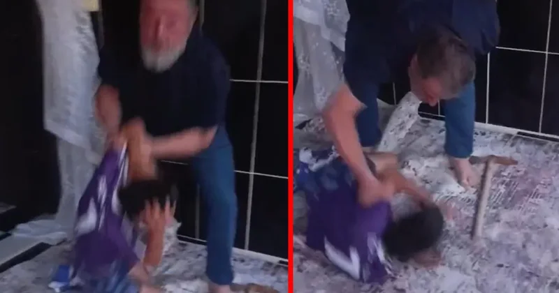 Konya da amca dehşeti! Gözü dönen cani küçük çocuğu yerden yere vurdu! Görüntüler pes dedirtti...