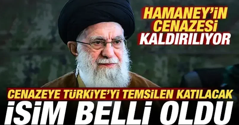 Hamaney in cenazesi kaldırılıyor! Cenazeye Türkiye yi temsilen katılacak isim belli oldu