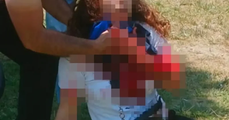 Millet Bahçesi nde kanlı buluşma: Boşanma aşamasındaki eşini parkta boğazından bıçakladı
