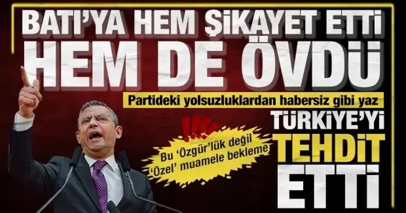 CHP’li Özel yabancı basında Türkiye yi karaladı: Milli iradeyi ve Erdoğan’ı hedef aldı