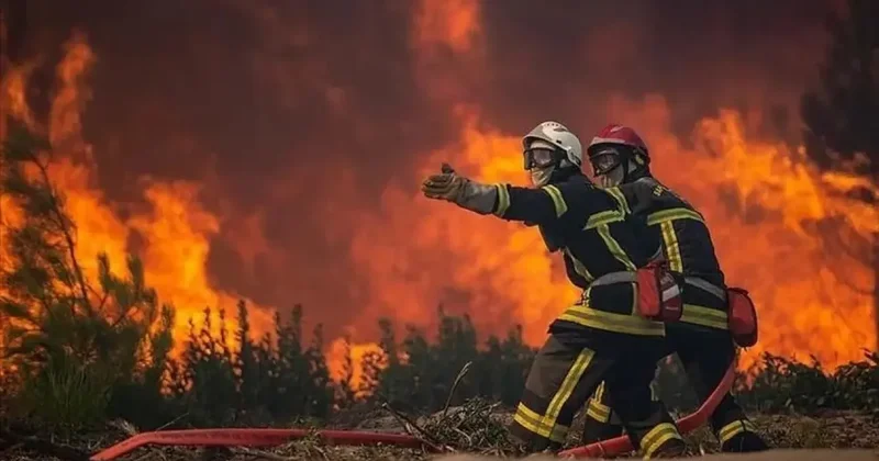 Fransa da 900 hektarlık orman küle döndü