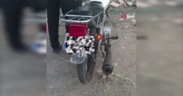 Hatay da abartı egzoz kullanan 9 motosikletliye rekor ceza!