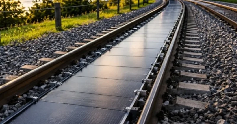 Rayların arasına güneş paneli döşediler Sözcü Gazetesi