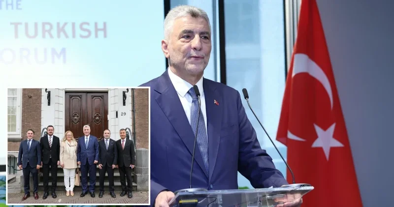 Ticaret Bakanı Bolat Amsterdam da duyurdu: Hedef 15 milyar dolar Türkiye Ekonomisi Haberleri