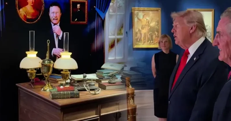 Trump, yapay zeka Roosevelt ile konuştu: Sorduğu soru dikkat çekti