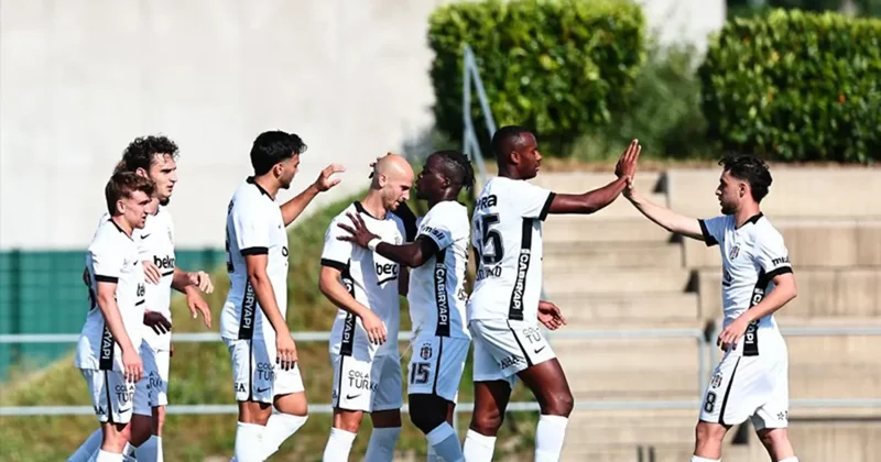 Beşiktaş ilk hazırlık maçını 2 golle kazandı!