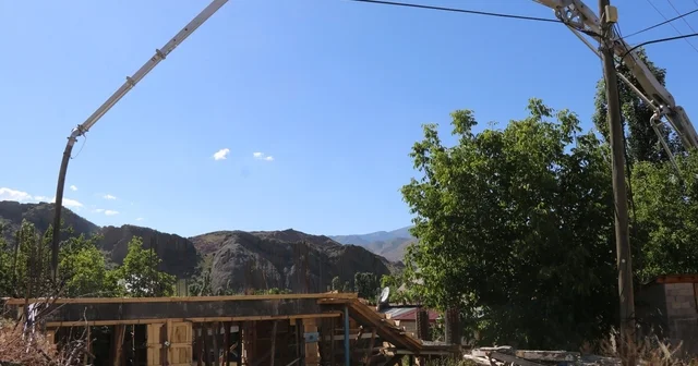 Oltu Yukarıkumlu Mahallesi camisinin temeli dualarla atıldı Erzurum Haberleri Habertürk Yerel Haberler