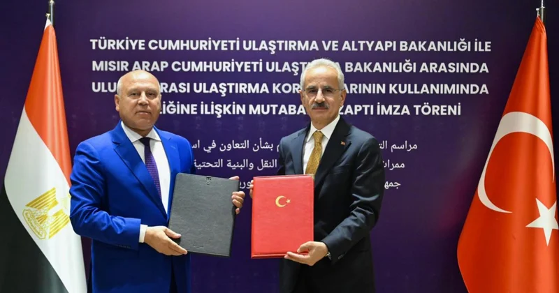 Türkiye ile Mısır arasında uluslararası ulaştırma koridorlarının kullanımında iş birliği