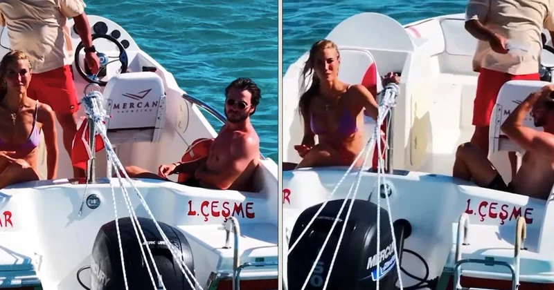 Aşk Çeşme de yaşanıyor: Çağla Şikel ve 13 yaş küçük sevgilisi surf yaptı Sözcü Gazetesi