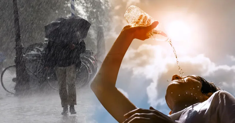 Meteoroloji uyardı: Bir yanda 40 derece, diğer yanda gök gürültülü sağanak!