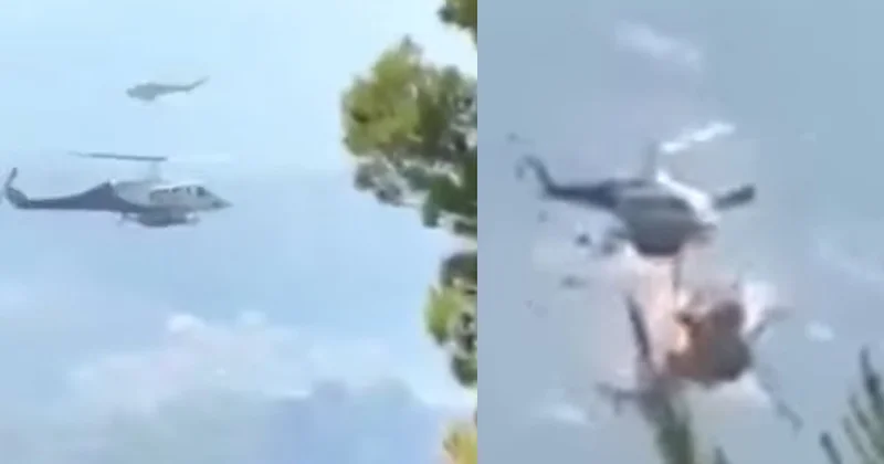Yangın söndürme esnasında facia! İki helikopter havada çarpıştı Sözcü Gazetesi