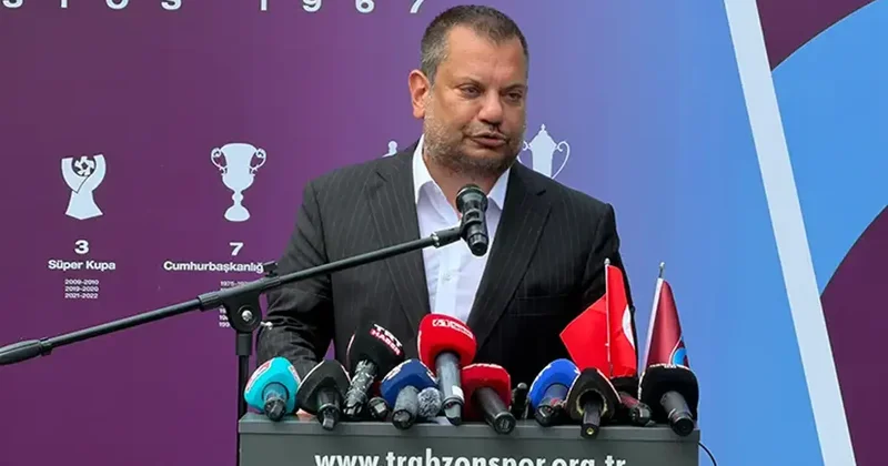 Trabzonspor Başkanı Ertuğrul Doğan: Bizim taşıdığımız Trabzonspor un şerefli armasıdır Fanatik Gazetesi Trabzonspor (TS) Haberleri Spor