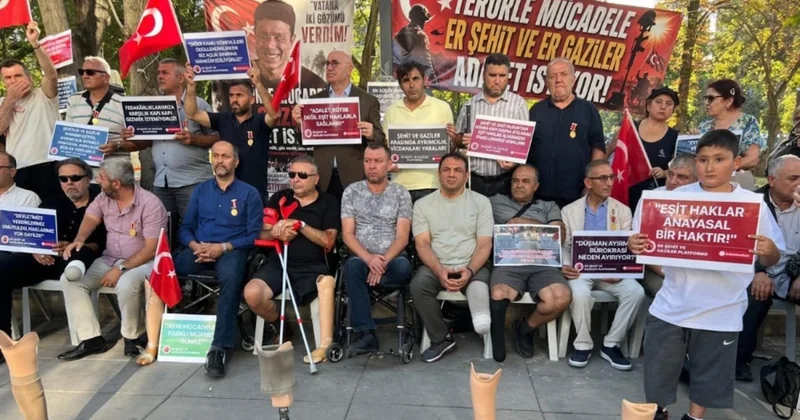 Gaziler parkta direniyor uzmanlar da yola düştü Sözcü Gazetesi