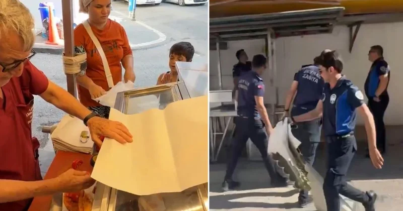 Özür diledi ama kurtulamadı! Zabıta tezgâhını kaldırdı