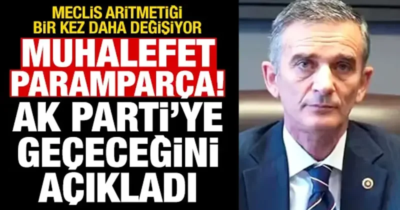 Ümit Dikbayır, AK Parti ye geçeceğini açıkladı
