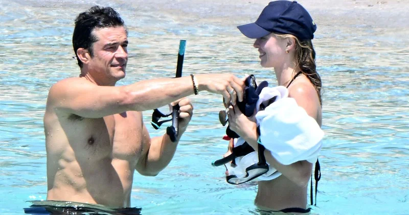Orlando Bloom yeni kız arkadaşıyla Sardinya tatilinde