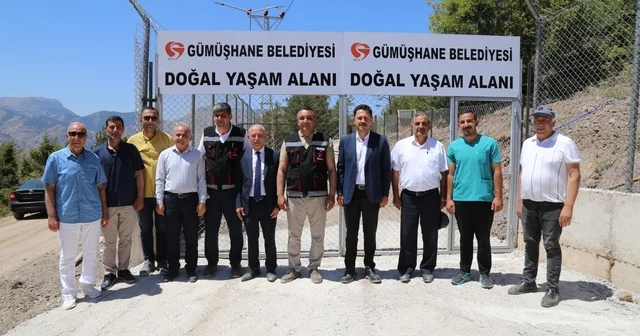 Gümüşhane de sokak hayvanları için doğal yaşam alanı açıldı Gümüşhane Haberleri Habertürk Yerel Haberler