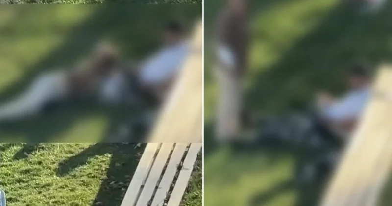 Parkta uygunsuz görüntüler bitmiyor! Bu kez Pendik te kaydedildi