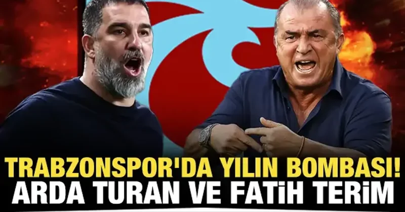 Trabzonspor da yılın bombası! Arda Turan ve Fatih Terim