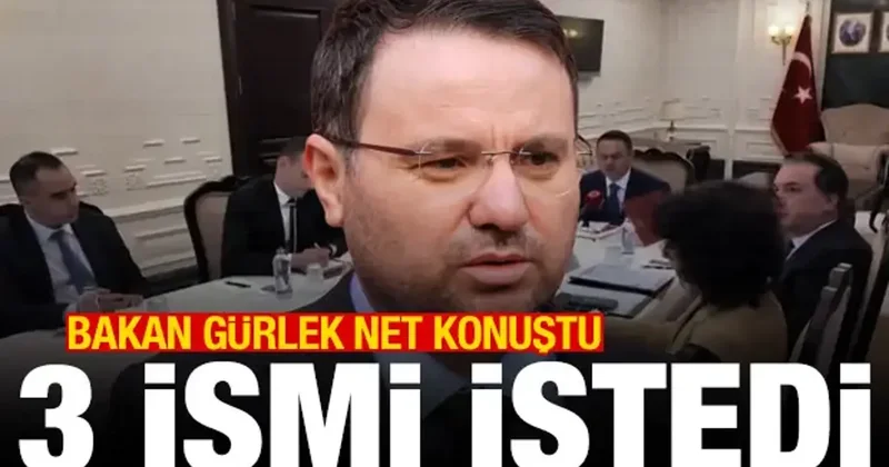 Bakan Gürlek, Yunanistan dan 3 ismin iadesini istedi