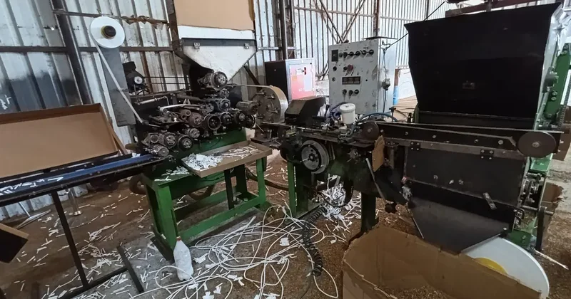 Besihane görünümlü kaçak sigara fabrikasına operasyon