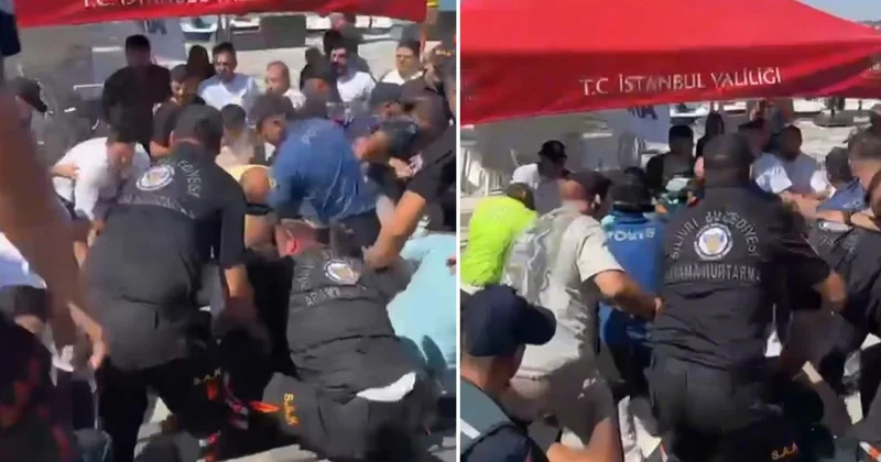 Batan geminin ardından Silivri de gergin anlar! Gazetecilere saldırdılar
