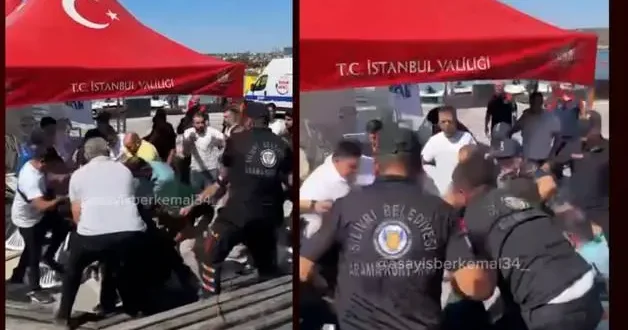 Silivri de batan gemiyi takip eden gazetecilere saldırı gerçekleşti