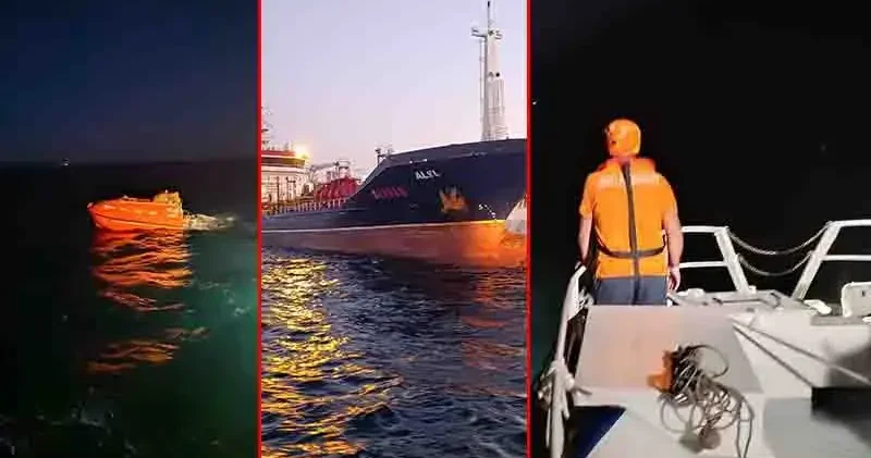 Silivri açıklarında 2 gemi çarpıştı; arama kurtarma çalışmaları sürüyor