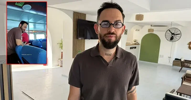 Girne de batan gemiyle 3 ay önce seyahat eden yolcu: Dalga vurdu, gemi su almaya başladı