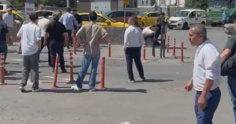 Sultanbeyli de korsan taksi kavgasında 2 taksici bıçaklandı