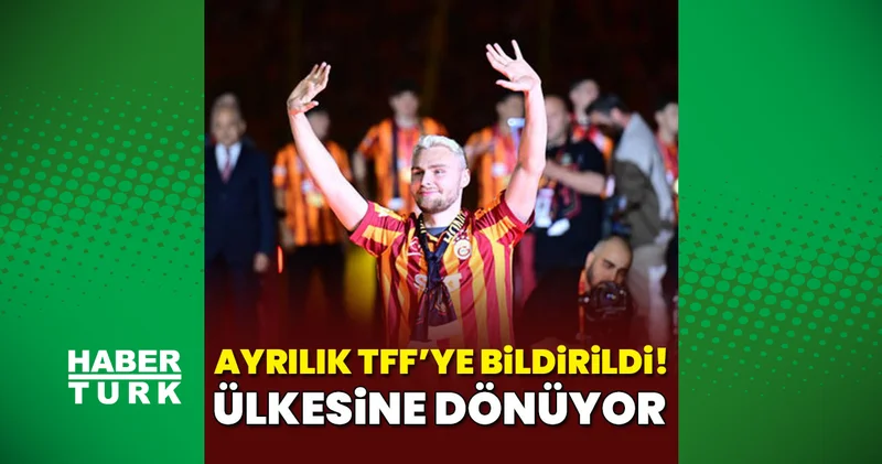 Galatasaray Victor Nelsson ile yolların ayrıldığını TFF ye bildirdi