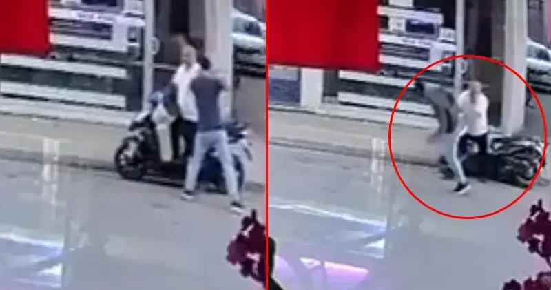 Esnafı bıçakla yaraladı, oyun bitti deyip teslim oldu; saldırı kamerada