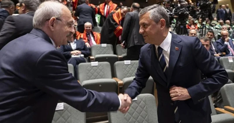 Özel ve Kılıçdaroğlu nun sıcak selamlaşması