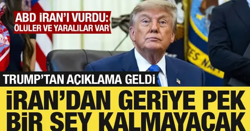 ABD ordusu: İran a saldırılar tamamlandı!