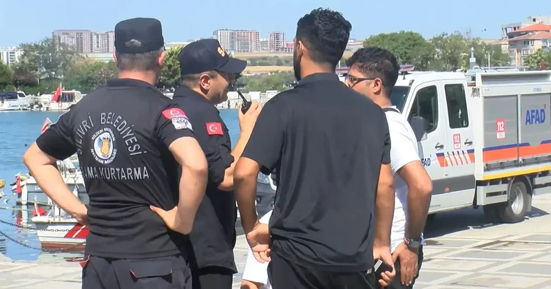 Silivri açıklarında battığı değerlendirilen gemide yakınları olanlar limana geldi