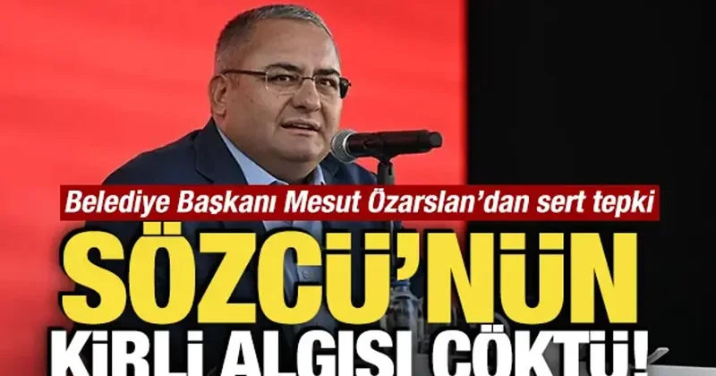 Sözcü nün kirli algısı çöktü! Keçiören Belediye Başkanı Mesut Özarslan’dan sert tepki