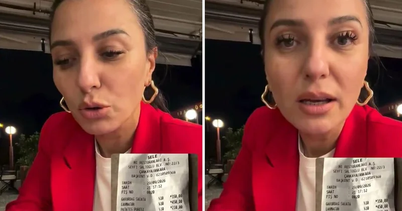 Arkadaşıyla yemek yedi, gelen hesaba isyan etti: Bize yazıklar olsun