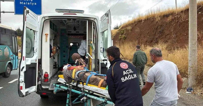Elazığ’da kamyonun çarptığı adam yaralandı