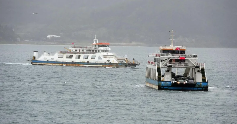Bozcaada ve Gökçeada feribot seferlerine hava engeli