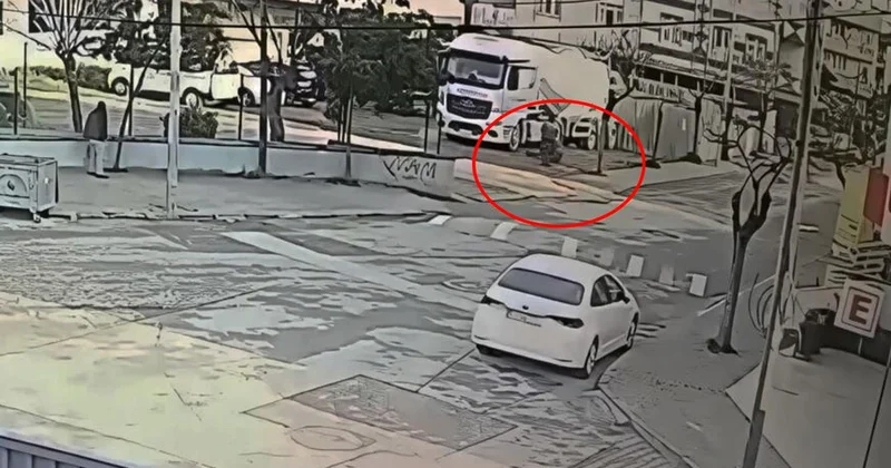 Dehşet anları kamerada! Kasklı katil tırın altından çıkıp kardeşini böyle öldürdü