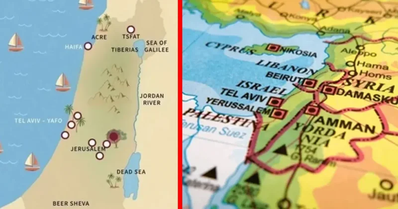 Amerikan gazetesinden tepki çeken İsrail haritası