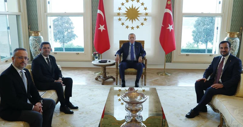 Cumhurbaşkanı Erdoğan, Çekmeköy Belediye Başkanı Çerkez i ve Şile Belediye Başkan Vekili Terzi yi kabul etti